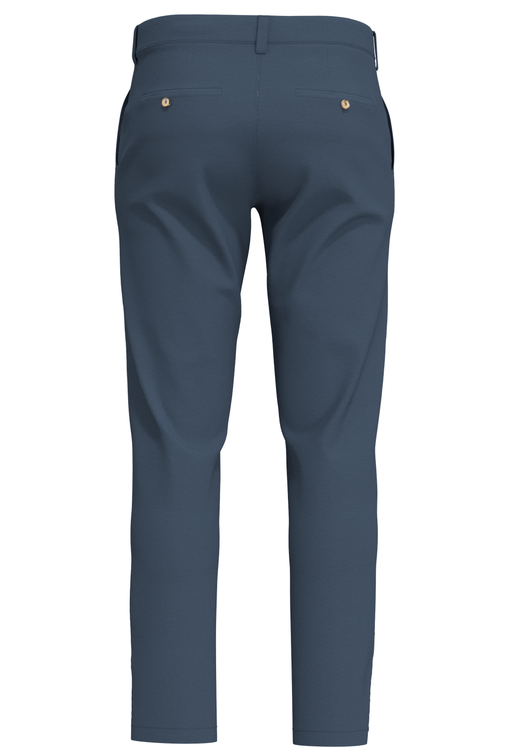 Slim Miles Chinos - Blå/ Bering Sea